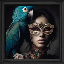 Colour Masquerade Prom Picture