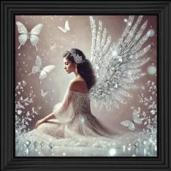 Colour Crystal Angel Wings Picture