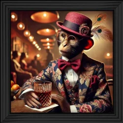 Hard Day at the office Monkey