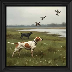 Hunting Pointers by the River Picture