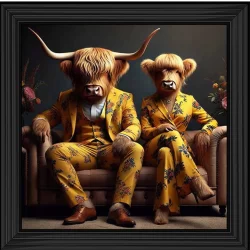 Posh Cow Couple Picture