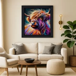 Rainbow Cow Picture