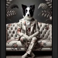 Sedentry Border Collie Picture