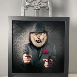 Smartly Dressed Gangster Lion