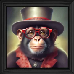 Monkey with Glasses Picture